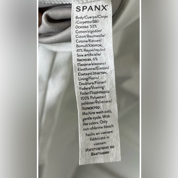 SPANX 20479R Cropped Wide Leg in White Pull-on Shaping Pants Women’s Size 3XL - Picture 8 of 10